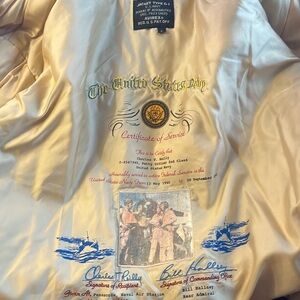 US Navy Boomer Jacket Type G-1 Bureau of Aeronautics SPEC. 7823 Avirex